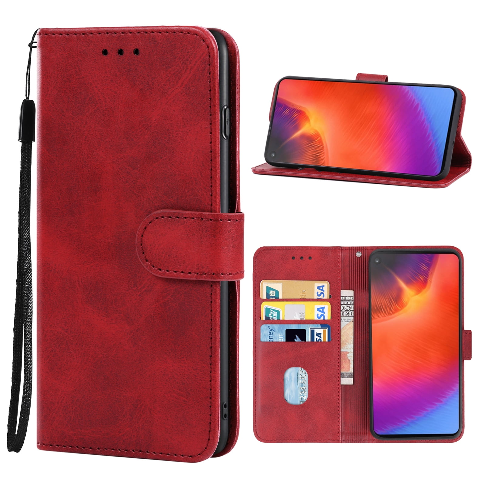Aanmoediging Dierbare efficiëntie Leather Phone Case For Samsung Galaxy A9 Pro 2019 - Walmart.com