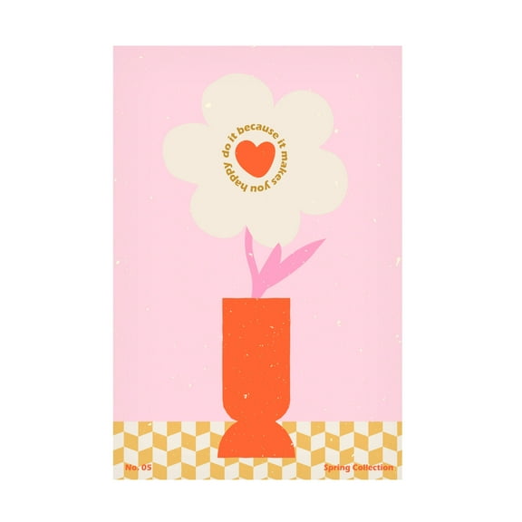 Trademark Fine Art NKTN Spring Flower 05 Canvas Wall Art