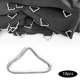 thumbnail image 5 of 10 piezas de accesorios de hebilla triangular, hebillas de resorte con anillo triangular de cincha 10PCS anillo SOLAMENTE, 5 of 8