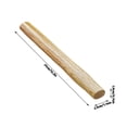 thumbnail image 2 of Wooden Hammer Handle Replacement, Natural Wood Hammer Shaft with Smooth Grip, Multi Size Tool Handle for Hammer Repair DIY Assembly, Workshop Home Construction Maintenance Use, 2 of 5