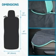 thumbnail image 5 of BDK UltraFit Sweat Towel Auto Seat Cover for Yoga Running CrossFit Workout Athletes (3 Colors), 5 of 9