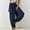 Navy Blue, variant on ZOELNIC Women's Wide Leg Baggy Pants Casual Drawstring Elastic Waist Lounge Pants with Pockets, S