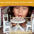 thumbnail image 4 of MasteelfCA 21Pcs Doll Garment Rack Mini Dolls Clothes Hanger Miniature Clothes Hanger, 4 of 7