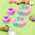 thumbnail image 4 of Juego de 2 diademas de spa, muñequeras para lavarse la cara, muñequeras de toalla, diadema para el cabello, muñequera para lavarse la cara, 4 of 6