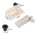 thumbnail image 4 of 2Pcs Pivot Hinges Black Heavy Duty Concealed Shaft Door Hinges With Bushing, 4 of 8