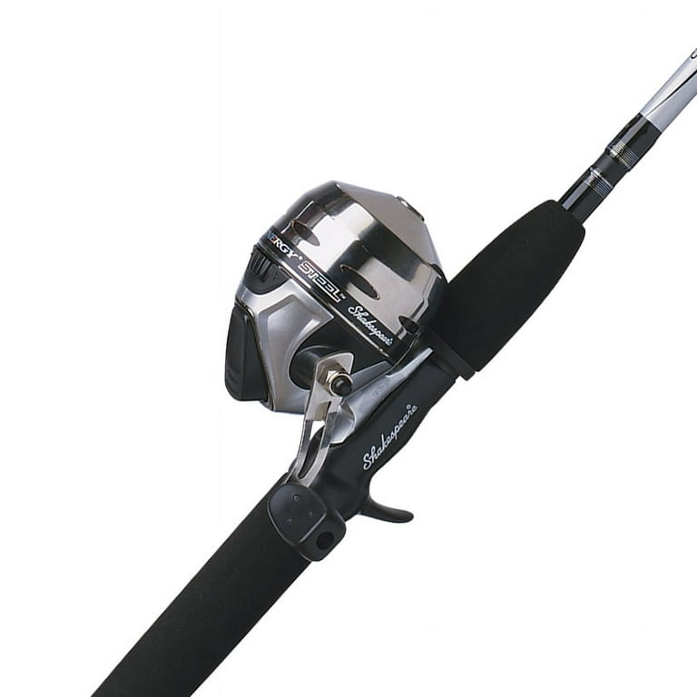 Shakespeare Synergy Steel Spincast Reel and Fishing Rod Combo