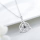 thumbnail image 3 of Collar de plata de ley 925 JUSTKIDSTOY con nudo de bruja, 3 of 7