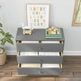 thumbnail image 6 of Max & Lily Solid Wood 3 Drawer Dresser, Grey, 6 of 8