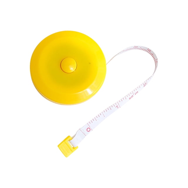 Tape Measure, Staron 2026 Portable Mini Soft Body Measuring Tape, Retractable Student Ruler for Waist Chest Legs Three Circumferences Accurate Measurement, Yellow