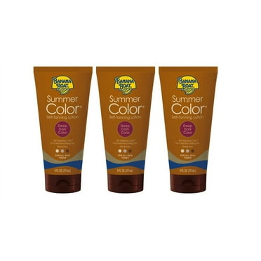 Summer Color Sunless ZS23 Self Tanning Lotion, Deep Dark, 6Fl oz., (Pack of 3)