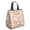 Fireman and Exit, variant on Fireman and Exit Beige Pattern Insulated Lunch Bag for Women Men, Large Portable Soft Cooler Tote, Thermal Food Storage Bag with Pearl Cotton, 8.66L, 8.75"x5.75"x9.5"
