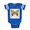 Royal Blue, variant on CafePress - Fantasy Butterfly 14 - Cute Infant Baby Football Bodysuit