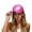Red, variant on Wdgfv Unisex Shiny Metallic Leather Baseball Cap Adjustable Rainbow Reflective Hop Hat Black One Size