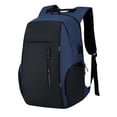 thumbnail image 1 of Mochila para hombre de 15,6 pulgadas con carga USB, impermeable, para ordenador portátil, informal, de negocios, 1 of 2