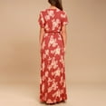 thumbnail image 4 of Mefallenssiah Robe d'Été Décontractée pour Femme à Manches Courtes, Col en V, Imprimée, 4 of 7