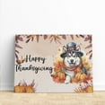 thumbnail image 3 of Happy Thanksgiving Alaskan Malamute Welcome Thankful Fall Autumn Pumpkin Horizontal Matte Canvas Poster Alaska Mal Dog Lovers Gifts Wall Art Home Decor - 02021, 3 of 5