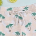 thumbnail image 4 of HCNTES Boys Bathing Suits 4-5 Quick Dry Swim Trunks Boys Cute Sea Tie Dye Print Boys Swim Shorts Summer Casual Athletic Toddler Boy Swimsuit(Light Pink,6-12 Months), 4 of 4