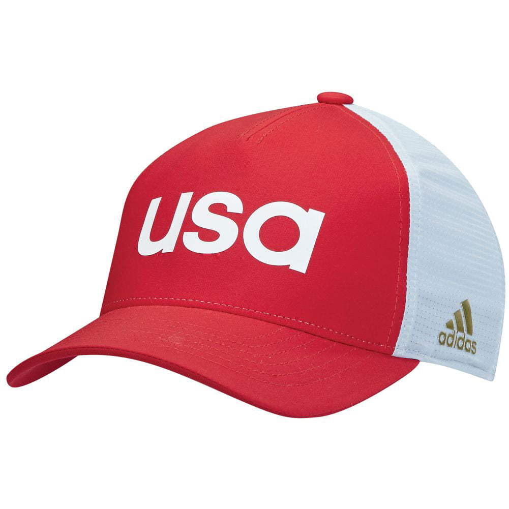 Adidas 2016 USA Olympic Hat (Red, Large 