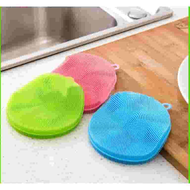 Handy Housewares 4 Round Silicone Dish Scrubbing Sponge / Vegetable Scrubber Brush - Bed Bath & Beyond - 35415216 Handy Housewares 4 Round Silicone Dish Scrubbing Sponge / Vegetable Scrubber Brush - Bed Bath & Beyond - 35415216