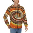 thumbnail image 4 of Zip Up Hoodies for Men - Colorful Swirl Long Sleeve Comfrt Men'S Fashion Hoodies & Sweatshirts, Jackets for Men Hoodies Pullover Clothing Clothes with Pouch, 4 of 5