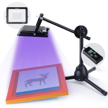 50W LED UV Screen Printing Light,Screen Printing Exposure Unit with Timing Device for Cyanotypes