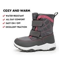thumbnail image 2 of Ahannie Unisex-Child Warm Insulated Snow Boots, Kids Boys Girls Outdoor Winter Boots with Hook & Loop Closure, 2 of 6