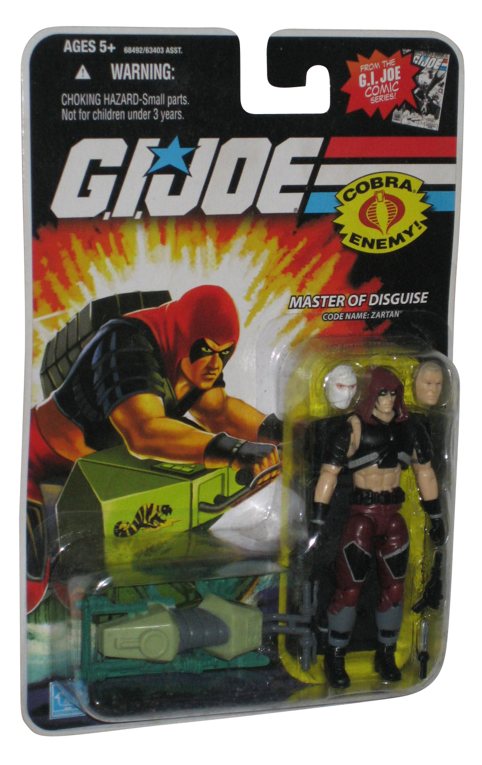 GI Joe Zartan Master of Disguise Cobra Hasbro 3.75 Inch Figure