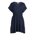 thumbnail image 4 of Time and Tru Women's Sleeveless Knee Length Surplus Dress, 4 of 5
