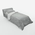 thumbnail image 2 of Ambesonne Damask Bedding Set 3 Pcs, Antique Damask Royal, Twin, Grey and White, 2 of 2