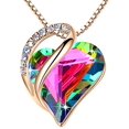 thumbnail image 1 of Collar de Corazón de Amor Leafael Chapado en Oro Rosa de 18K, 1 of 3