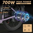 thumbnail image 5 of Lilypelle Electric Bike for Unisex Adults,24/26" 7-Speed Step Thru Electric Bicycle ,36V,20MPH, 5 of 8