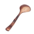 thumbnail image 5 of Long Handle Ladle Acacia Wood Soup Serving Spoon Kitchen Dinnerware Tool with Natural Texture L, 5 of 5