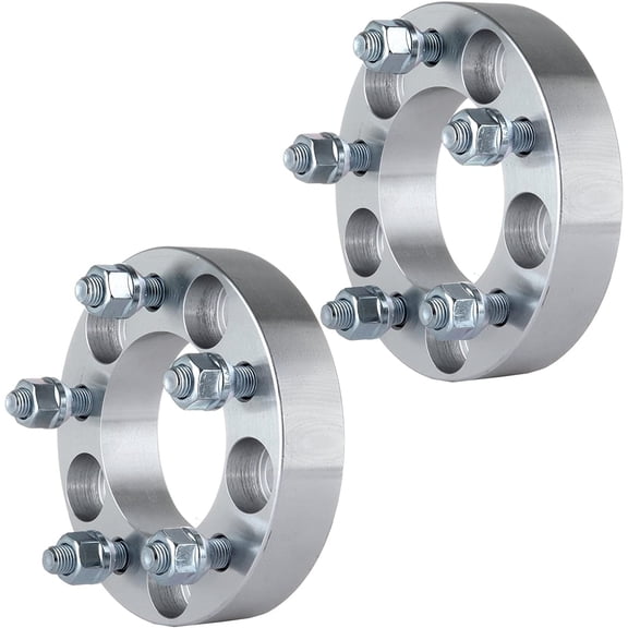 SCITOO 2Pcs 5x4.5 Wheel Spacers 1.25 inch Thread Pitch 12x1.5 Hub Bore 82.5mm 5 Lug Wheel Spacers