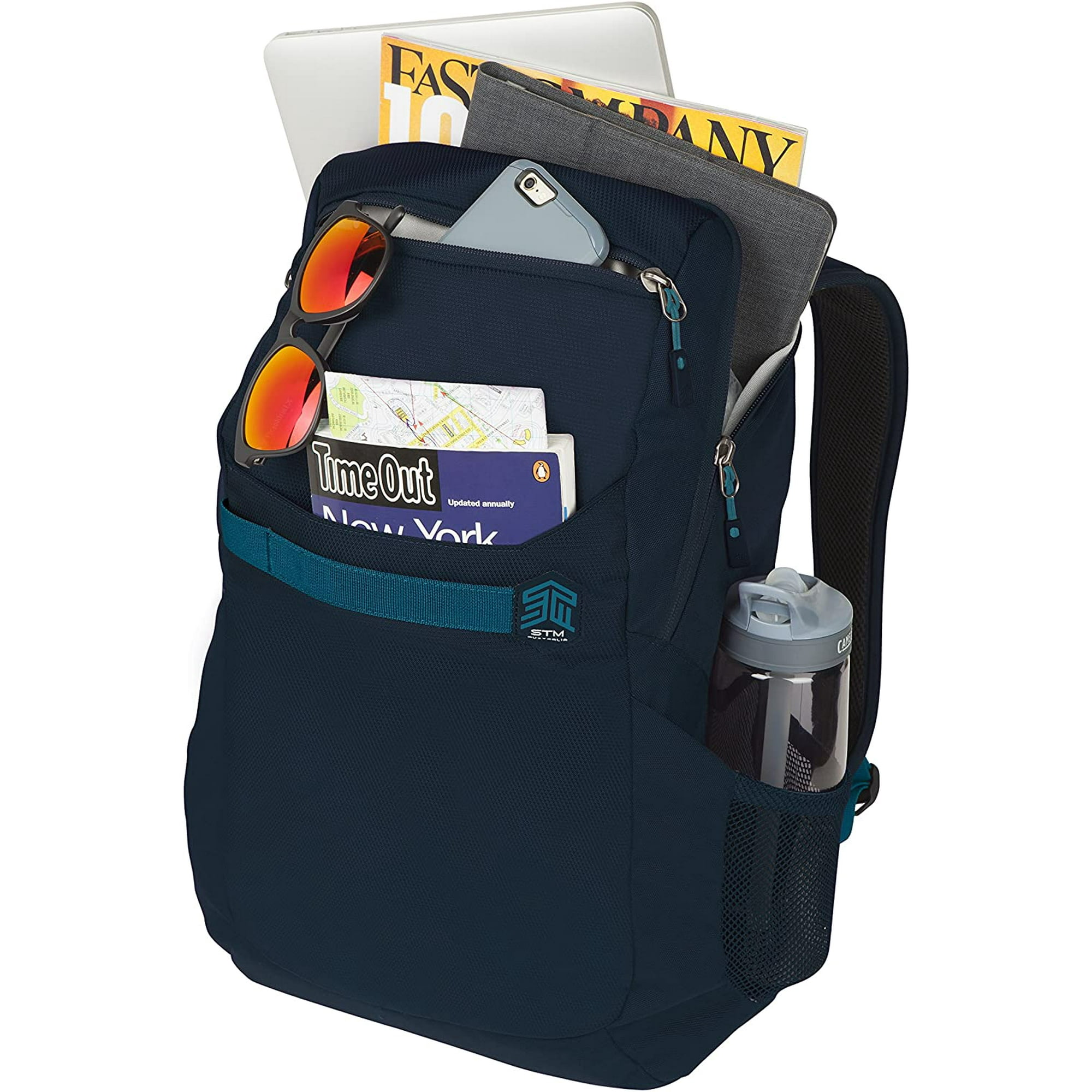 STM Saga Backpack for Laptops up to 15 Inch Dark Navy stm 111 170P 04 Walmart