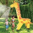 thumbnail image 6 of Splash Buddies BH53300 Inflatable Sprinkler Giraffe Sprayer Kids Water Toys, Yellow, 6 of 6