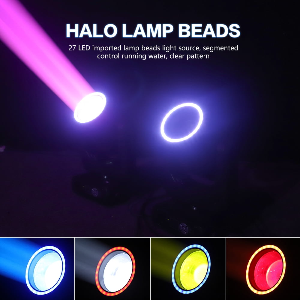 2PCS Beam 7R 230W Moving Head Light Halo Stage Light Effect DMX 512 for Disco Bar W/Case