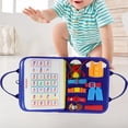 thumbnail image 2 of Tablero Ocupado Hugo Fieltro Plegable Montessori Juguete Preescolar, 2 of 10