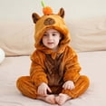 thumbnail image 2 of Combinaison Animale pour Enfants, Barboteuse à Capuche avec Fermeture Éclair Intégrale, 2 of 3