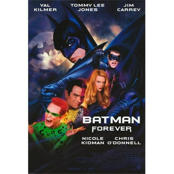 Pop Culture Graphics  Batman Forever Movie Poster - 11 x 17