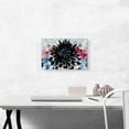 thumbnail image 2 of ARTCANVAS Blue Red Flower Home decor Canvas Art Print - Size: 18" x 12" (0.75" Deep), 2 of 9