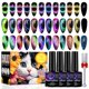 thumbnail image 1 of Set de esmaltes de uñas YEPYEPGO 9D Cat Eye Gel 12 colores con imán, 1 of 9