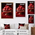 thumbnail image 4 of Designart "Opulent Red Apple Orchard Radiance II" Fruits Wall Art Prints, 4 of 7
