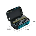 thumbnail image 3 of Auriculares inalámbricos Bluetooth 5.2 con pantalla LED negros, 3 of 9