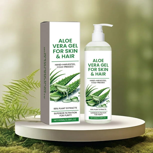 Aloe Gel, Soothing for Hair, Scalp, Face, and Sensitive Skin, Perfect for  Sunburn (100ml),Plastic,multicolor - Walmart Business Supplies