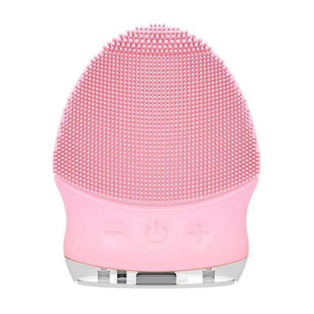 Electric Silicone Facial Cleansing Brush, Sonic Vibration Cleaner for Deep Pore, Beauty Facial Massager