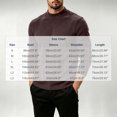 thumbnail image 4 of Frnrwgo Long Sleeve Shirts for Men Heavyweight Thermal Base Layer Mock Neck Solid Color Fall Winter, 4 of 10