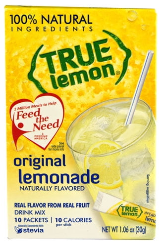True Citrus True Lemon Water Enhancer Mix Original Lemonade -- 10 Packets pack of 1 by True Citrus