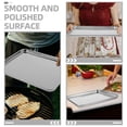 thumbnail image 4 of Plato de vapor de acero inoxidable, bandeja rectangular para comida, plato humeante, bandeja para servir comida, 2 uds., 4 of 4