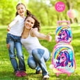 thumbnail image 2 of Mochila rodante FTJCF Unicorn para niñas con bolsa de almuerzo y estuche para lápices, 2 of 9