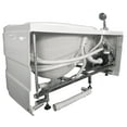 thumbnail image 6 of EAGO AM175-L 5'' White Acrylic Corner Whirlpool Bathtub - Drain on Left, 6 of 11